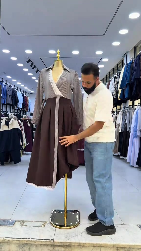 فستان دابل • مقاسات 38-48 • توصيل المحافظات