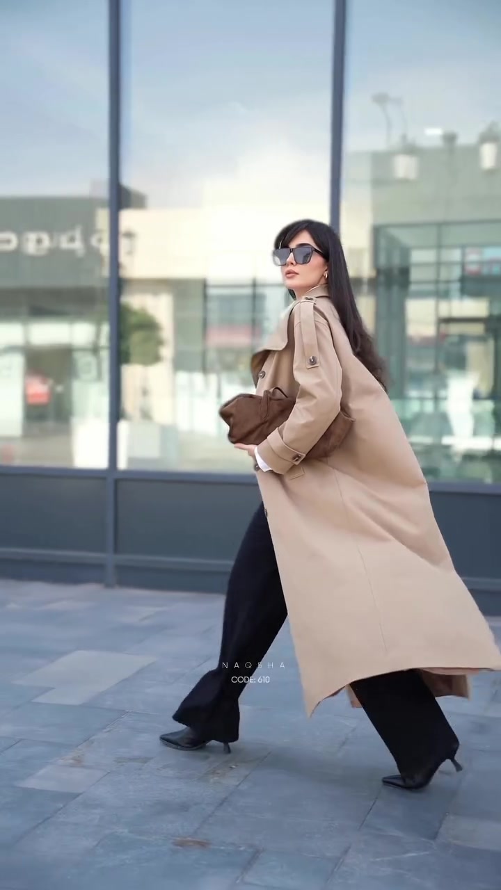 ترانشكوت نقشة • ١٣٠سم • مقاسات S-2XL