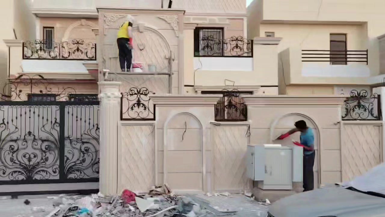 سمنت خارجي • ديكور واجهات • تكريت