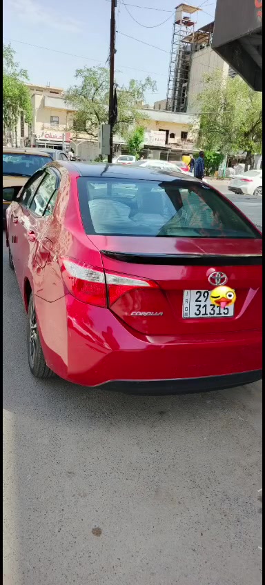 🚗 #للبيع: تويوتا كورولا 2014 (وارد أمريكي) 🚗

🔴 اللون: أحمر مميز ونظيف جداً.

⚙️ الوضع الميكانيكي: كير، محرك، وتبريد وتدفئه مكفول 100% (بشرط الفحص).

🛠️ الضرر: نصف بنيد ودعامية، مع تعديل على قد شبر في الشاصي (تعديل فقط بدون قص أو تبديل صور الحادث منشورة

📝 : السيارة باسمي والتحويل ثاني يوم رقم انكليزي مشروع وطني يتحول باي مكان سنويه ل٢٩

💵 السعر: 107 ورقة (وقابل للتفاوض البسيط للجادين).

📍 الموقع: بغداد - بغداد الجديدة. او الشعب 

📞 للتواصل: ***********
