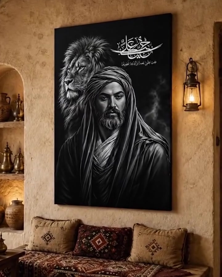 لوحه الامام علي • فخامه • الحمزه الغربي