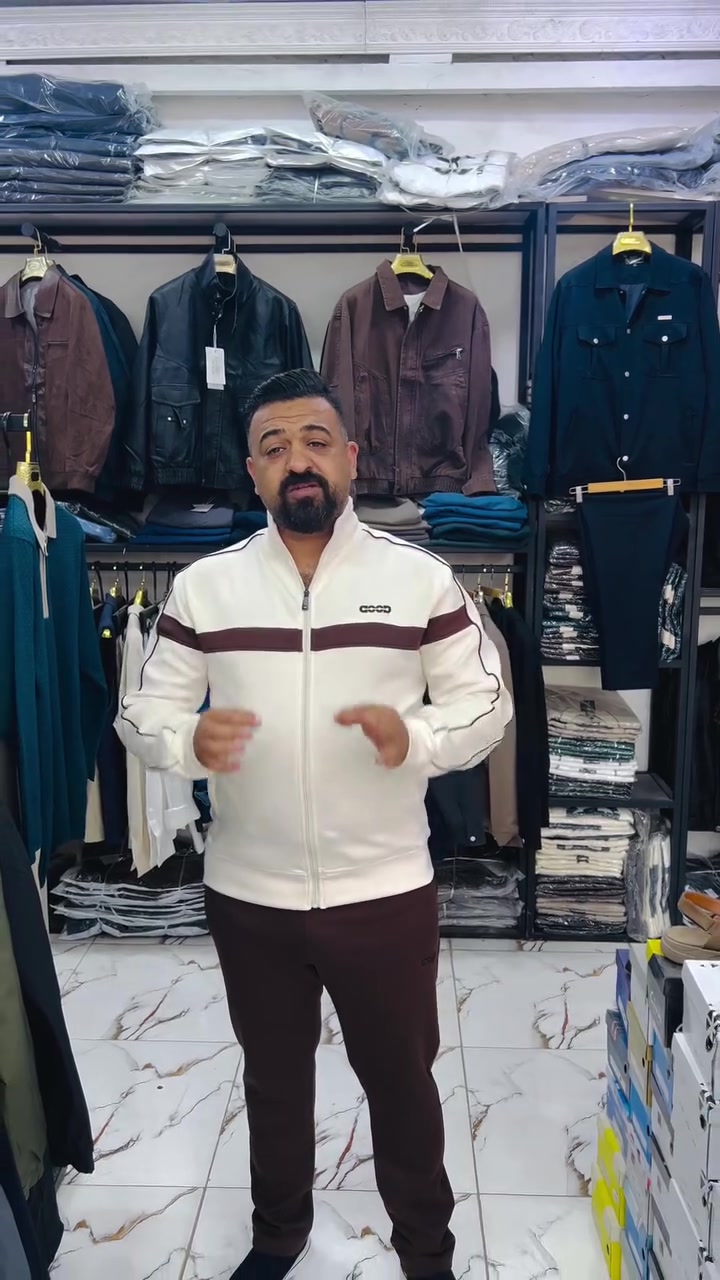 تراكسوت رجالي • قطن ليكرا • مبطن فرو