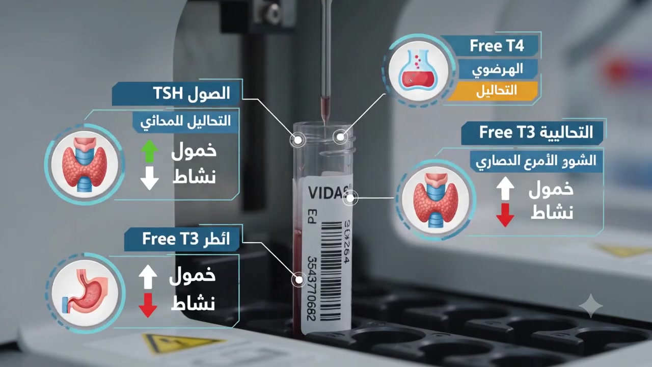 VIDAS تحاليل الغدد والهرمونات بجهاز 

نتيجة الهرمون تبدأ من اختيار التقنية المناسبة 🔬

بدون ادعاء أن VIDAS أدق من كل الأجهزة؛ لأن الدقة تعتمد على نوع الفحص والطريقة والجهاز وضبط الجودة

في مختبر حيدر الكرار تُجرى مجموعة من تحاليل الهرمونات والغدد باستخدام جهاز VIDAS، وهو نظام آلي يعتمد على تقنية ELFA (Enzyme Linked Fluorescent Assay) لإجراء الفحوصات المناعية.

🧪 يُستخدم في فحوصات متعددة مثل:
TSH • T3 • T4 • FT4 • Ferritin • Vitamin D • Vitamin B12 . FSH . LH. PRL وغيرها حسب نوع الفحص.

✨ ليش VIDAS؟
✔️ نظام آلي يقلل الخطوات اليدوية
✔️ تقنية متخصصة للفحوصات المناعية
✔️ يساعد على الحصول على نتائج متسقة عند الالتزام بإجراءات ضبط الجودة
✔️ مناسب لمجموعة واسعة من الفحوصات الهرمونية والمناعية

❤️ لأن النتيجة المختبرية مو مجرد رقم…
هي معلومة يعتمد عليها الطبيب في التشخيص والمتابعة.

📍 مختبر حيدر الكرار للتحاليل المرضية والهرمونات
واسط – الصويرة – مقابل مستشفى الصويرة العام

⏰ يوميًا من 7:30 صباحًا إلى 11:00 مساءً
📞 ***********
📞 ***********

#مختبر_حيدر_الكرار #VIDAS #تحاليل_الهرمونات #تحاليل_الغدة_الدرقية #TSH #T3 #T4 #VitaminD #Ferritin #تحاليل_مختبرية #الصويرة #واسط

