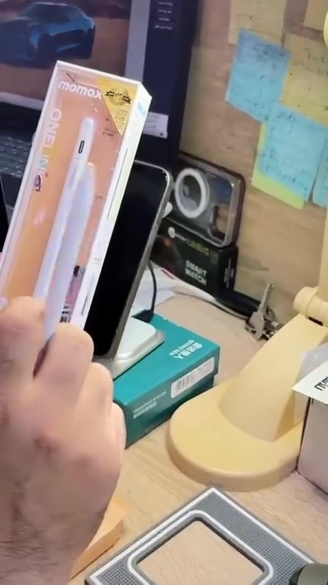 قلم Momax ONELINK 2-in-1 Active Stylus Pen TP3 الأصلي
المواصفات:
قلم ذكي 2 في 1 (رأس Active للكتابة والرسم + رأس للتصفح)
يدعم التثبيت المغناطيسي على الايباد Magnetic Attach
تشغيل بنقرة واحدة One-Click Start بدون اقتران او بلوتوث
سن دقيق 2.0mm قابل للتبديل
مضاد للبكتيريا 99.9% Anti-Bacterial
بطارية 110mAh تعمل حتى 12 ساعة متواصلة
شحن Type-C سريع
وزن خفيف 13.5 غرام فقط
متوافق مع جميع الأجهزة iOS / Android / Microsoft / تابلت وموبايل
العنوان: الديوانية - داخل مدينة الخيول الترفيهية - مجاور دكان بغداد
للحجز والاستفسار: ***********
#اكسبلور_explore #اكسبلور_فولو #اكسبلور_فولو_للبيج❤️ #اكسبلور #اكسبلور_ضيفونا
