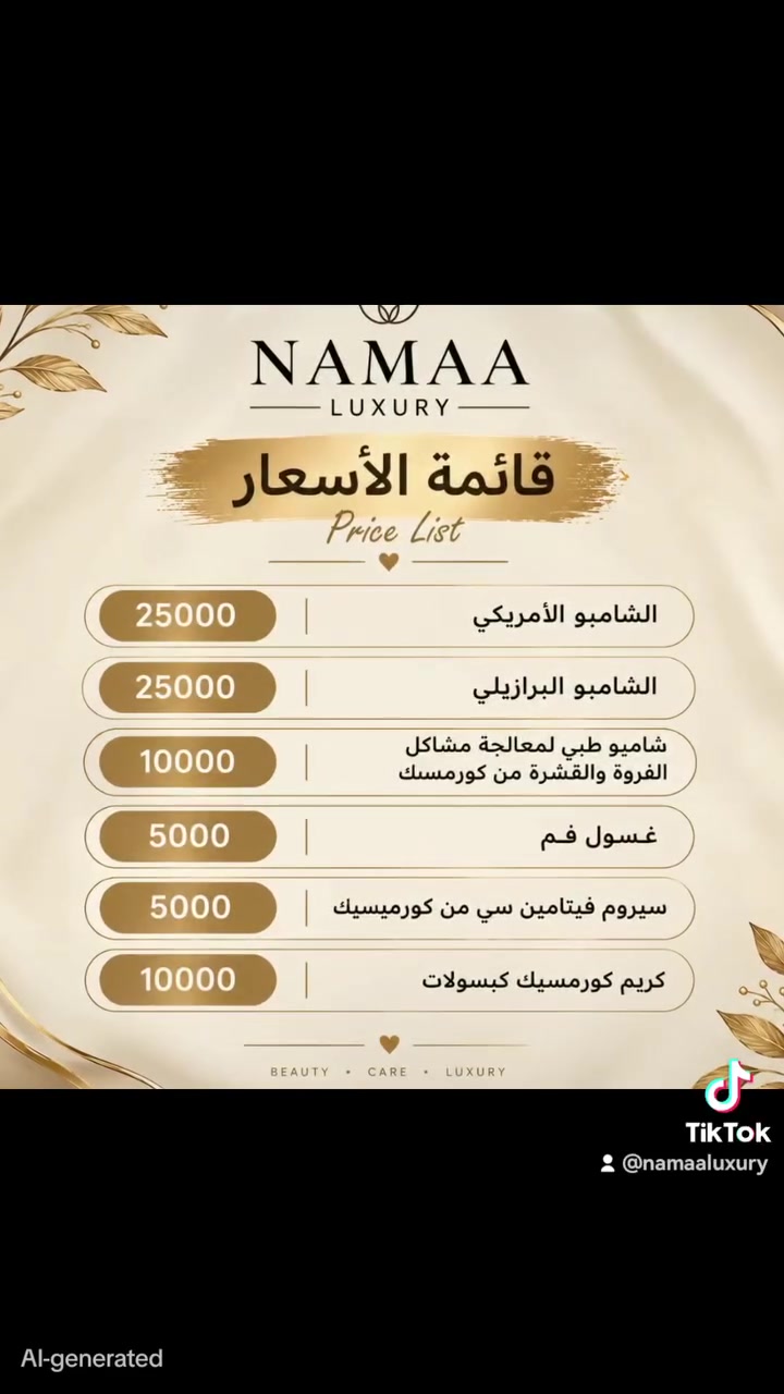 نماء لاكجري • مستحضرات تجميل • هدية مع كل طلب