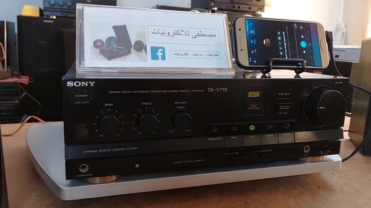 أمبليفاير SONY V715 انيق و نقي و نظيف جدا ..
السلام عليكم.. عرض #2026126 
أمبليفاير سوني موديل 715  بلادي, كهرباء 110v 
السعر اكيد مناسب للطيبين
مع التقدير.. توصيل موجود كل محافظات العراق ⚘️

Mustafa Electronics 
Audio , Video & Electronics
Whatsapp: ***********
