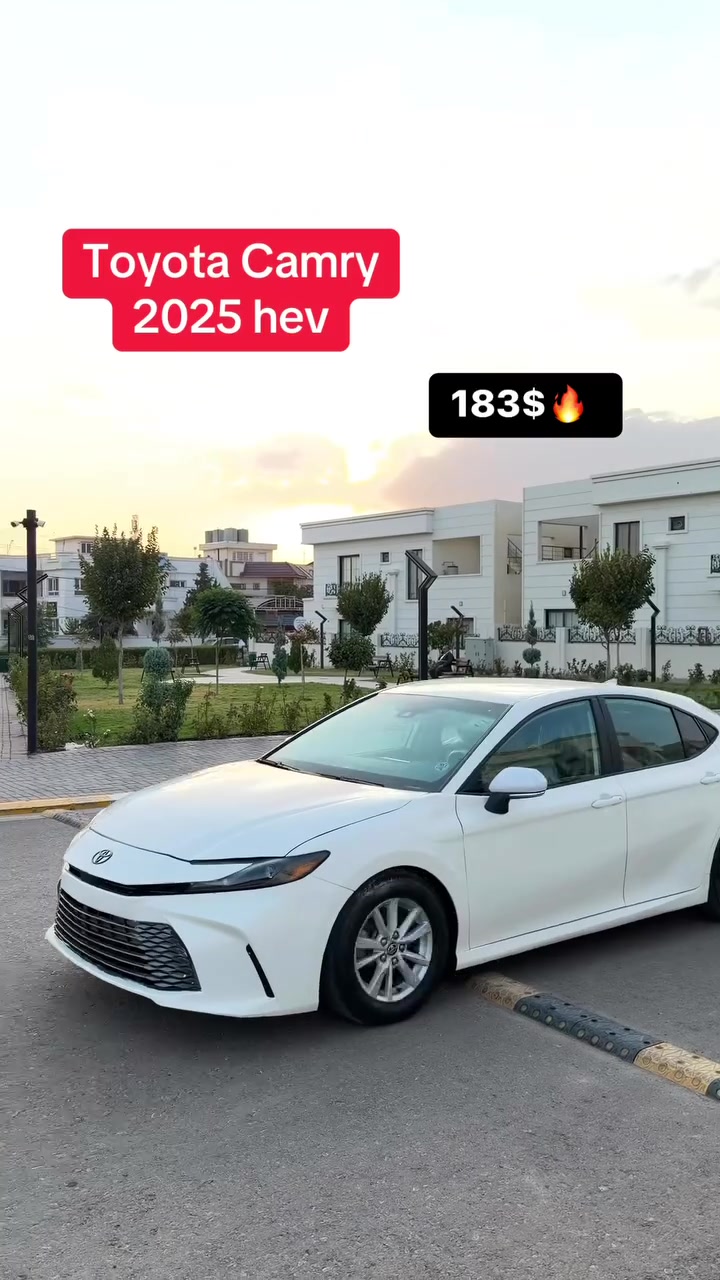 کامری مۆدێل 2025 
مواسەفات LE هایبرێد 
ئیرباگ بەس شانی سیستەمە 
سوکان و دشبول بلادی شەریکە
٥٣ هەزار ڕۆشتووە 
پێنج پارچەو پەلەیەکی بۆیاغە بێ داخلی 
بەشەرتی فەحس 
ژمارە کاتییە سێ مانگی لەگەلە 

سعر 183$ و مجال

كامري موديل 2025 
مواصفات LE هايبرد 
ارباك بس برده سيستم
ستيرن و دشبول بلادي شركة 
٥٣ الف ماشي 
خمس قطعة و شبر صبغ بدون دواخل 
بشرط فحص 
رقم كاتي تترقم شمالي

واتساب ☎️
***********
