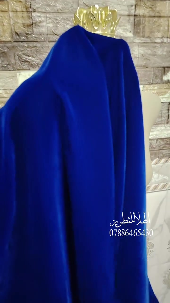 دشداشة • تطريز حسب الطلب • قماش قطيفة