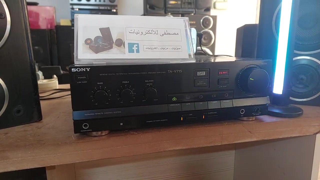 SONY V715 Japan
السلام عليكم.. عرض #2026112
أمبليفاير سوني SONY-V715 صناعة يابانية 
قدرة تضخيم و نقاوة لا تحتاج وصف .. 

مواصفات : تحكمات بيز و تريبل ، سراوند و دولبي نويز ريدوس، مداخل أوكس ، مدخل خاص ديك كرام(( بلوتوث)) كهرباء 100v 

فيديو فحص الجهاز في المنشور ✅️
مكاني السليمانية .. توصيل 🛵 موجود كل محافظات العراق ..

Mustafa Electronics 
Audio , Video & Electronics
Whatsapp: ***********
