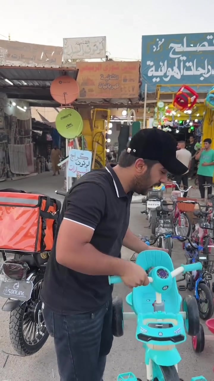 🚲محل عبدالله للدراجات الهوائية🚲متوفر باسكلات اطفال من 1 سنة الى عمر 13 سنة باسعار مناسبة جداً ويوجد🛵 خدمة توصيل داخل شهربان والقرى المجاور🛵 
موقعنا📍 (السوق القديم-الفلكة الاولى-محاور الحسينية)
📞الهاتف + واتساب (***********)📞
