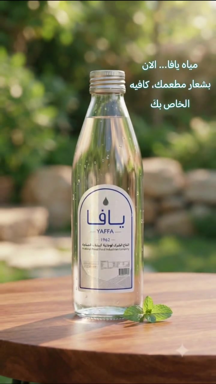 ميــاه يافــــا... الان
بشـــعــــارك ولـوگــو الـخـــاص
بـمطعـــمك، كـافـيـه
1) بطـل زجــاج
2) حـجـم 300 مــــلـم
3) عـــدد الـكارتـــون 12 قـطـعـة
4) ميـاه يـافـــا غنيـة عـن التـعـريـف
5) نقـاوه، جـوده، ثـقـه
6)السعـــر 5000 دينار لـلكـارتــون
7)الاتــصـال ***********
داخل بغداد فقط
التوصيـل مجـانـي
