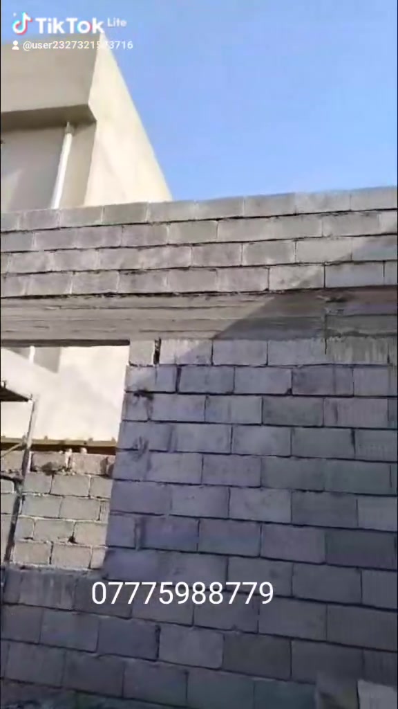 خلفه بناء طابوك بلوك فرمستون شغل درجة أولى استلام مهندس ***********
