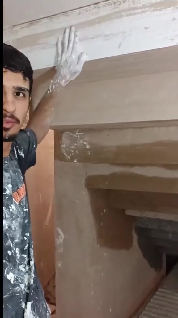 رسم جديد نجار تعبنه خلفه جص بورك وتشميع  ‪***********
