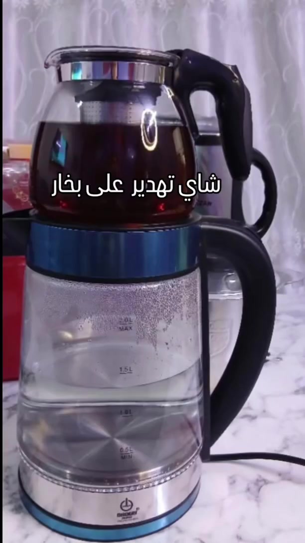 غلاية وقوري سماور 
لتحضير شاي على البخار 
وعاء زجاج بايركس 
حجم 2لتر 
ماركة كروان
السعر 15الف 
 ضمان سنة 
للحجز واتساب ***********

#غلاية_كهربائية #شاي #لايك_تعليقاتكم_تسعدنا_كثرو_منها😍😍😍🌹🌹🌹💕💕 #مطبخ#مطبخ
