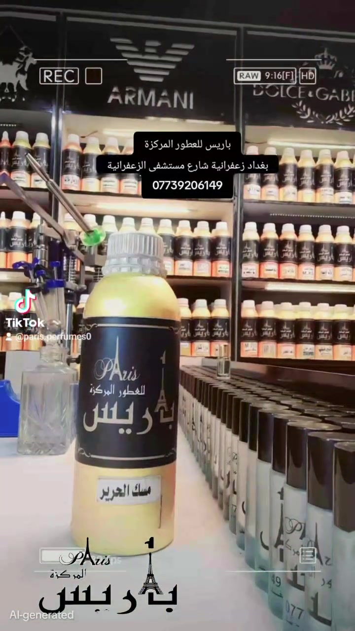 عطر مسك حرير ✨
نعومة فاخرة ولمسة راقية تأسر الإحساس 🤍
رائحة المسك الحرير الهادئة تمنحك أناقة وجاذبية تدوم طوال اليوم 🌸
ثبات ناعم وفوحان راقٍ يناسب كل الأذواق ✨
عطر مسك الحرير 
برائحة المسك الحرير و الانتعاش والترطيب طوال اليوم
المسك الحرير هو سر جمال كل انثى وهدية كل عروس
لتعطير الجسم والمنطقه👈 الحساسة
عطرمسك الحرير الغني عن التعريف الي ريحته اطير العقل اجنننننن كلمه قليله بحقه
المسك الأكثر إثارة والأنعم رائحة قطرات منه تجعل رائحتك تفوووح بعبق المسك الرائحة مغري وثبات قوي جدا 
عطر مسك الحرير 👈  الفواح منعشة تروي النفس ولا تتحسس منه البشره ..  يستخدم لصنفين
عطره  يدوم فتره طويله بلجسم وتضل ثابته ، مناسبه للعرايس خاصة ثباتها ممتاز ..
 للي يعانون من ريحه عرق وغيرها ممتازه لهم وانا من زمان؟ انصح بلمسك للي يعانون من هالمشكله لانه الحل الوحيد ، فهذه مناسبه لهم خاصه .
. المسك خاصة يريح النفس ويزيل التعب والارهاق النفسي ، وضيقه لان ريحته تنتشر
باريس للعطور المركزة
بغداد زعفرانية شارع مستشفى الزعفرانية
***********

تتوفر خدمة توصيل لكل محافظات العراق والاقضية والنواحي 🚕🚕🚕🚕🚕🚕🚕🚕
