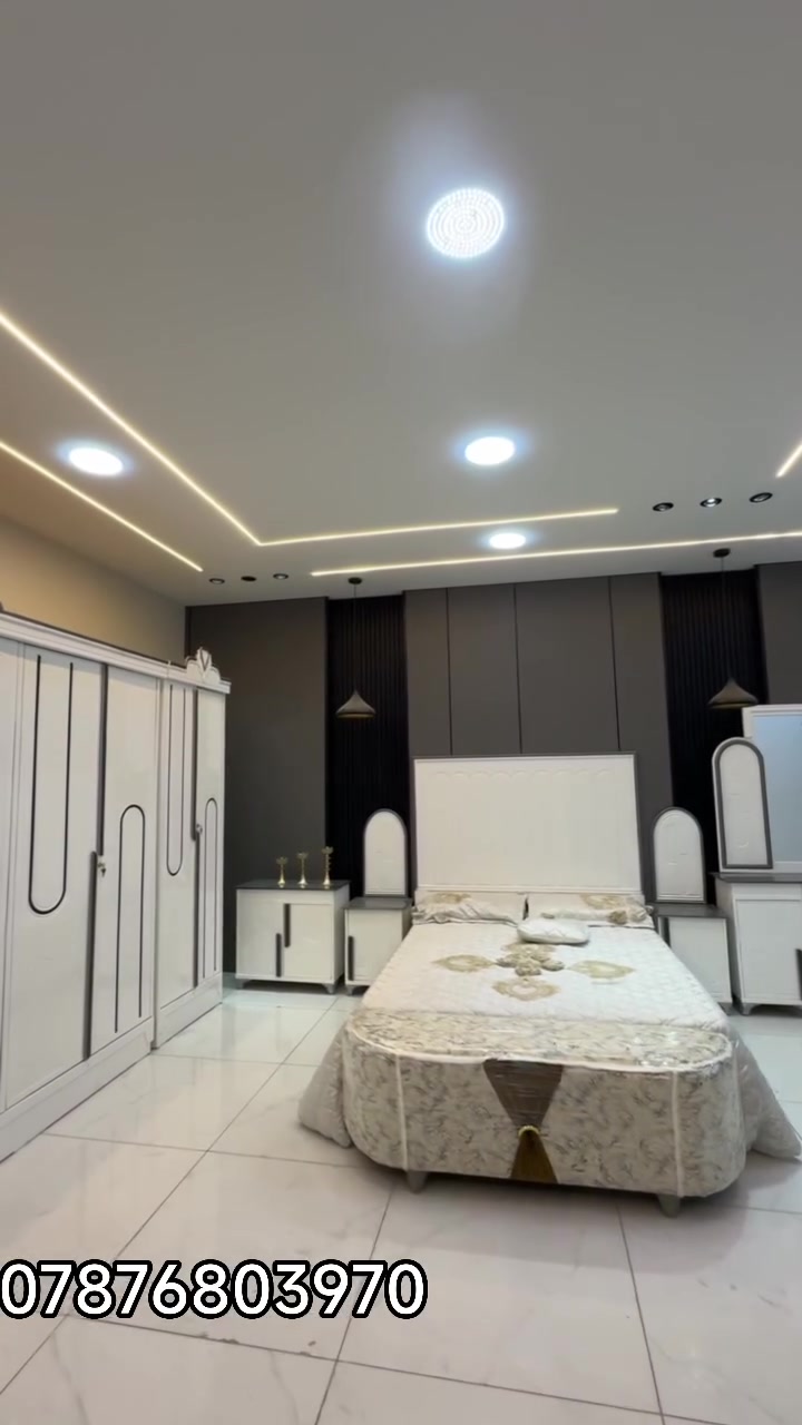 تخفيضات ✨ غرف نوم نجارة عراقية ✨
***********
http://wa.me/+9647876803970

🔹 نجارة عراقية متقنة بجودة عالية وتشطيبات راقية.
🔹 أكثر من 50 موديل مختلف يناسب جميع الأذواق.
🔹 توصيل إلى بغداد وجميع المحافظات بأجور مناسبة.
🔹 سرعة في الإنجاز وخدمة مميزة حتى باب البيت.

📌 مكونات الغرفة:
✔️ كنتور قياس 320 
داخل 3 ملم الوجه 5 ملم
✔️ ميز مرآة 
✔️ ميز بلازما
✔️ زاوية كنتورية. قياس80
✔️ سرير 160*200
✔️ تاج الجرباية
✔️ ناصي الجرباية
✔️ قواعد الجرباية كله بلوك
✔️ كومدين عدد (2) قياس 50 الواحد 
 
http://wa.me/+9647876803970

💰 أسعار غرف النوم تبدأ من:
1,000,000 دينار إلى 1,250,000 دينار فقط
🎨 أعمال صبغ  من أجود الخامات وبأسعار متنوعة تناسب الجميع.
🚚 ويانه طلبك يوصل لباب البيت بأسرع وقت!

📞 للحجز والاستفسار:
http://wa.me/+9647876803970
*********** 
📩 يرجى إرسال صورة الموديل المطلوب  التواصل مباشرة واتساب، وسنكون بخدمتكم.
