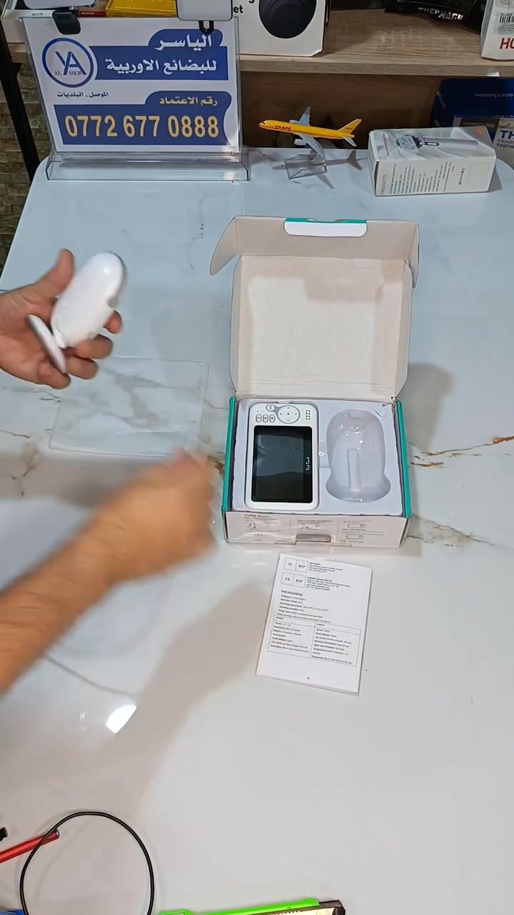 كاميرا مراقبة الأطفال بالفيديو من TakTark يتميز بشاشة مقاس 4.3 بوصة ورؤية ليلية تلقائية و لاقطة و حاكية.

التواصل عالخاص او واتساب ***********. يوجد توصيل لكل المحافظات.
