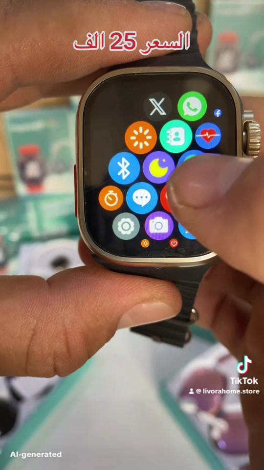 باكج ROOK-460 الذكية – ساعة WATCH 10 + سماعة رأس لاسلكية + سماعات أذن بلوتوث

باكج تقني متكامل يجمع بين ساعة ذكية بشاشة كبيرة 2.09 إنش، وسماعة رأس لاسلكية، وسماعات أذن TWS داخل علبة شحن – كل ما تحتاجه في صندوق واحد.

• ساعة ذكية WATCH 10 بشاشة 2.09 إنش (49MM) مع عرض ملون AMOLED
• سماعات أذن لاسلكية TWS بتقنية بلوتوث 5.3
• مدى اتصال بلوتوث من 15 إلى 25 متر
• بطارية سماعات الأذن 30mAh قابلة لإعادة الشحن + علبة شحن 300mAh
• تدعم أنظمة Android 5.0+ و iOS 9.0+

الساعة الذكية:
 • الشاشة: 2.09 إنش
 • المقاس: 49MM
 • التطبيق: FitPro
 • التوافق: Android 5.0 أو أحدث / iOS 9.0 أو أحدث
 • البلوتوث: 4.0
 • لغة التطبيق: تدعم لغات متعددة

سماعات الأذن TWS:
 • إصدار البلوتوث: V5.3 + EDR (جهتين)
 • وضع البلوتوث: A2DP / HFP / HSP / AVRCP
 • التردد: 2.4GHz
 • مدى البلوتوث: 15–25 متر
 • بطارية السماعة الواحدة: 30mAh ليثيوم قابلة لإعادة الشحن
 • وقت تشغيل الموسيقى: حوالي 2–3 ساعات
 • وقت المكالمات: حوالي 4 ساعات
 • وقت الاستعداد: حتى 6 ساعات
 • سعة بطارية علبة الشحن: 300mAh
 • وقت شحن العلبة: حوالي 1 ساعة
 • جهد الشحن: 5V

محتويات العلبة:
 • ساعة WATCH 10 الذكية
 • سماعة رأس لاسلكية
 • سماعات أذن لاسلكية داخل علبة شحن
 • كتيب المستخدم
