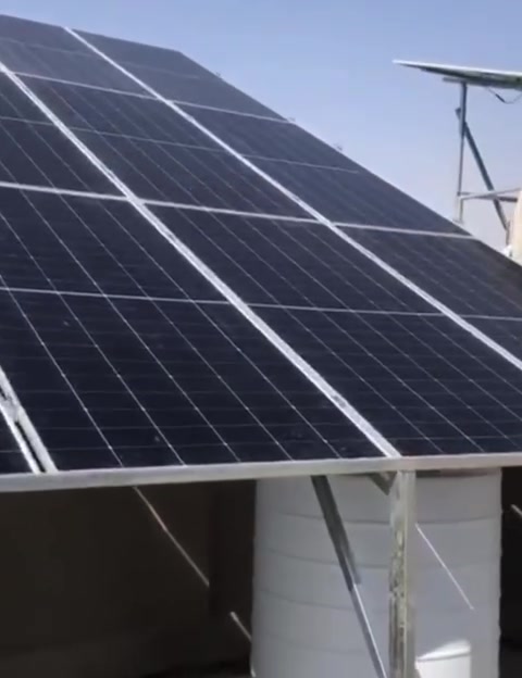 منظومة شمسية • جينكو 650واط • انفيرتر 12KW