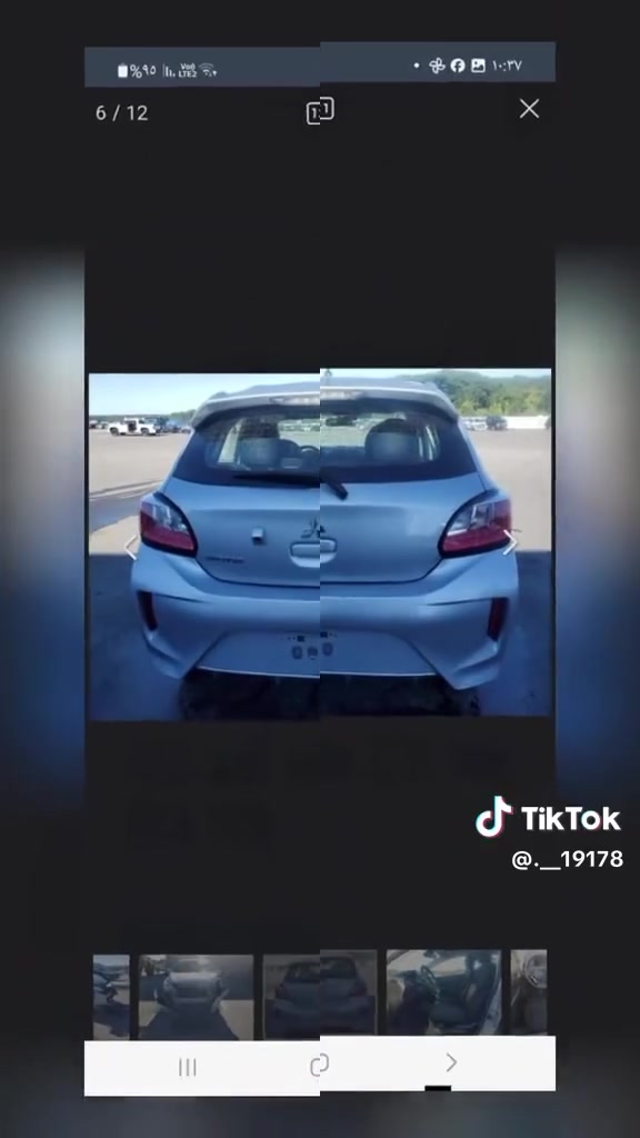 متسوبيشي ميراج موديل ٢٠٢٤ الضرر موضح بالصوره السعر ٧٨ ***********
