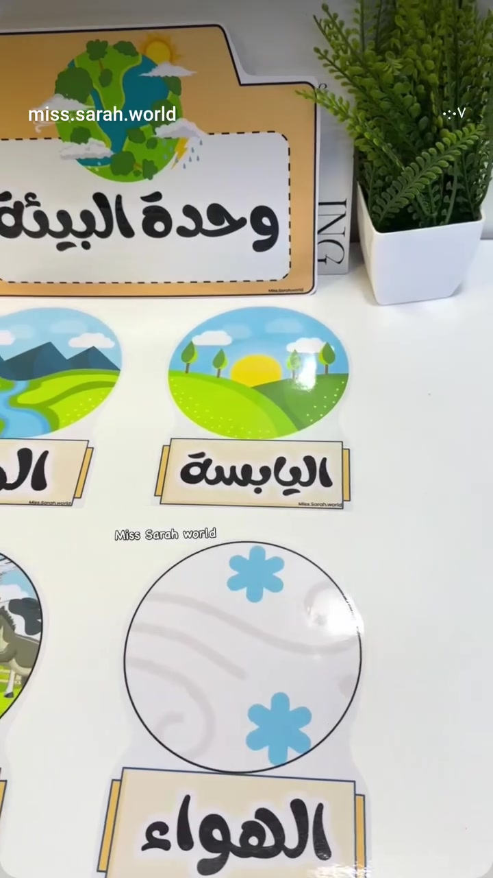 وسائل تعليمية • كبس حراري • Miss Sarah World