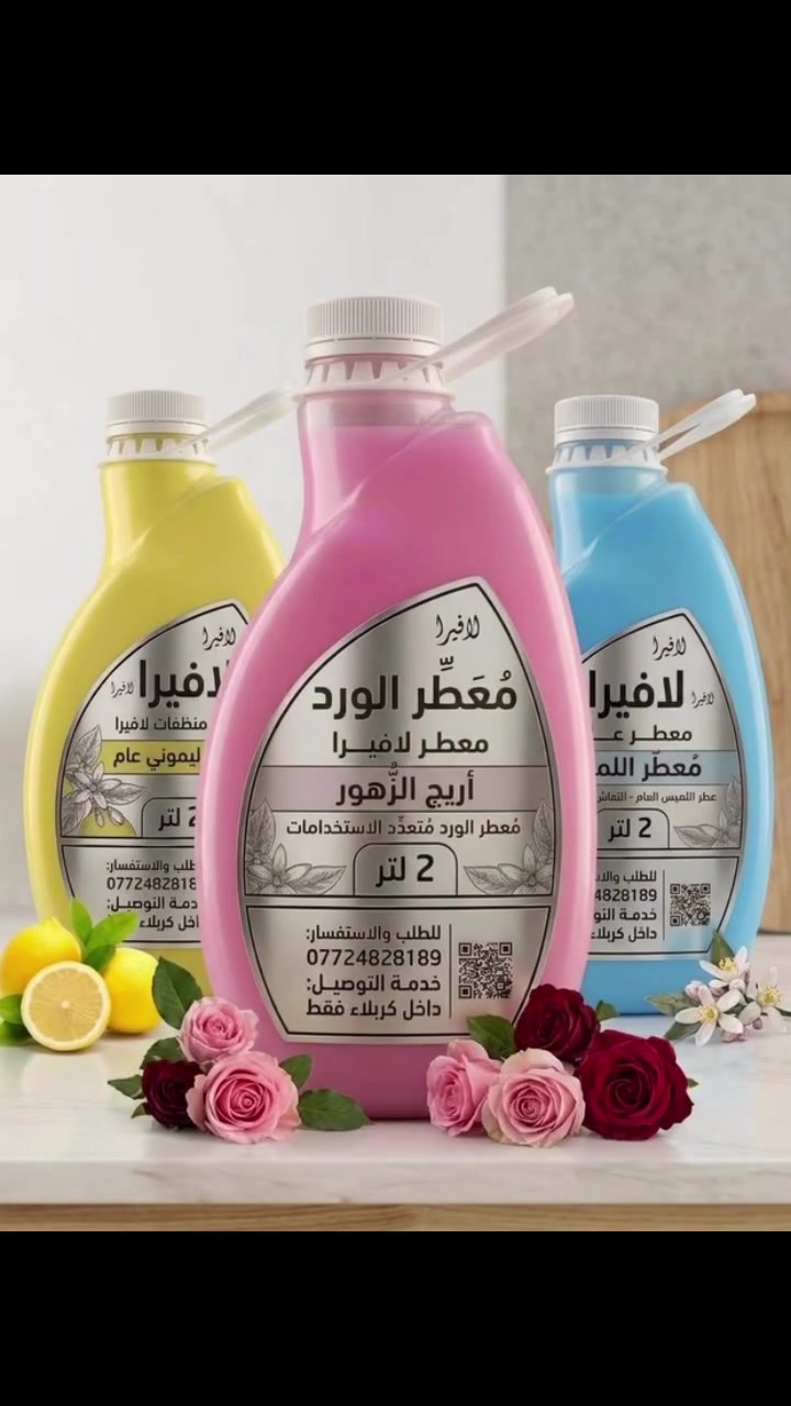 هلا بالطيبين 👋

وصلتنا دفعة جديدة من معطر لافيرا العام (حجم كبير 2 لتر) بـ 3 روائح تخبل وتطول بالبيت:

🌸 معطر الورد 
🍋 معطر الليمون
💧 معطر اللميس

شنو المميز عندنا؟
- حقك تفحص وتشم العطر وية المندوب قبل لا تدفع أي دينار!
- أسعارنا أنسب سعر بالمحافظة بحجم توفيري ممتاز.

🚚 التوصيل حصراً داخل كربلاء.

للحجز والطلب دز النا رسالة أو اتصل على الرقم:
📞 ***********

#شعب_صيني_ماله_حل😂❤️‍🩹 #بيع_مباشر #متابعه_لحسابي_ليصلك_كل_ماهو_جديد❤️ #يله #لايكاتكم_تهمني_وتعليقكم_آهم😘 #الاصلي💯 #الاصلي💯 #متابعه_ولايك_واكسبلور_احبكم #متابعين #وسائط #شعب_الصيني_ماله_حل😂😂  #شعب_صيني_ماله_حل😂❤️‍🩹 #بيع_مباشر #متابعه_لحسابي_ليصلك_كل_ماهو_جديد❤️ #يله #لايكاتكم_تهمني_وتعليقكم_آهم😘 #الاصلي💯 #الاصلي💯 #متابعه_ولايك_واكسبلور_احبكم #متابعين #وسائط #شعب_الصيني_ماله_حل😂😂  #شعب_صيني_ماله_حل😂❤️‍🩹 #بيع_مباشر #متابعه_لحسابي_ليصلك_كل_ماهو_جديد❤️ #يله #لايكاتكم_تهمني_وتعليقكم_آهم😘 #الاصلي💯 #الاصلي💯 #متابعه_ولايك_واكسبلور_احبكم #متابعين #وسائط #شعب_الصيني_ماله_حل😂😂  #شعب_صيني_ماله_حل😂❤️‍🩹 #بيع_مباشر #متابعه_لحسابي_ليصلك_كل_ماهو_جديد❤️ #يله #لايكاتكم_تهمني_وتعليقكم_آهم😘 #الاصلي💯 #الاصلي💯 #متابعه_ولايك_واكسبلور_احبكم #متابعين #وسائط #شعب_الصيني_ماله_حل😂😂  #شعب_صيني_ماله_حل😂❤️‍🩹 #بيع_مباشر #متابعه_لحسابي_ليصلك_كل_ماهو_جديد❤️ #يله #لايكاتكم_تهمني_وتعليقكم_آهم😘 #الاصلي💯 #الاصلي💯 #متابعه_ولايك_واكسبلور_احبكم #متابعين #وسائط #شعب_الصيني_ماله_حل😂😂  #شعب_صيني_ماله_حل😂❤️‍🩹 #بيع_مباشر #متابعه_لحسابي_ليصلك_كل_ماهو_جديد❤️ #يله #لايكاتكم_تهمني_وتعليقكم_آهم😘 #الاصلي💯 #الاصلي💯 #متابعه_ولايك_واكسبلور_احبكم #متابعين #وسائط #شعب_الصيني_ماله_حل😂😂  #شعب_صيني_ماله_حل😂❤️‍🩹 #بيع_مباشر #متابعه_لحسابي_ليصلك_كل_ماهو_جديد❤️ #يله #لايكاتكم_تهمني_وتعليقكم_آهم😘 #الاصلي💯 #الاصلي💯 #متابعه_ولايك_واكسبلور_احبكم #متابعين #وسائط #شعب_الصيني_ماله_حل😂😂
