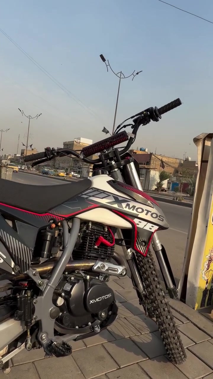 سلام عليكم للبيع دراجة X-MOTOSمكينةc300دراجة نضيفة مكينة قوية وأدائها تايرات أوف رود نضيفة مثل ما موضح بالصورة دراجة مرقمة أربيل المكان بغداد مدينة الصدر التوصل والاستفسار الرقم ***********
