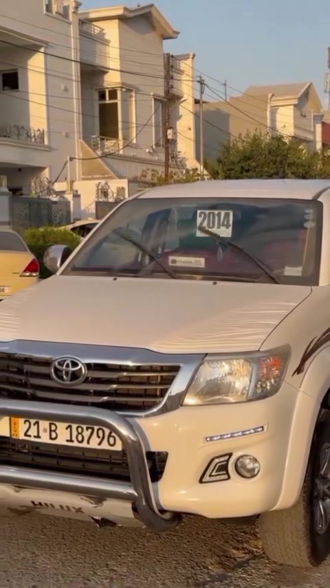 🚘 تۆیۆتا هایلۆکس _2014
✨ سەیارەیەکی زۆر پاک، توندوتۆڵ و بێ مەسرەف ✨

✔️ مۆدێل 2014
✔️ شەریکە جیهان
✔️ تەنها دوو جی ساردی بچووک هەیە
✔️ بۆیاخی نییە
✔️ مەکینە نەکراوەتەوە
✔️ مەکینە بە شەرت
✔️ تەنها 190 هەزار کیلۆمەتر ڕۆیشتووە
✔️ چوار تایەی نوێی لەسەرە
✔️ ڕەقەم و سەنەوی نوێن
✔️ تەحویل و غەرامە بە شەرت

 تويوتا هايلكس 2014

✨ سيارة نظيفة جداً، قوية واقتصادية ✨

✔️ موديل 2014
✔️ شركة جيهان
✔️ بدون صبغ
✔️ يوجد ضرران صغيران فقط
✔️ المحرك لم يتم فتحه
✔️ المحرك بضمان
✔️ قطعت 190 ألف كيلومتر فقط
✔️ أربع إطارات جديدة
✔️ الرقم والفحص السنوي جديدان
✔️ التحويل والغرامات بشرت
رەقم ***********واتسئاپ
