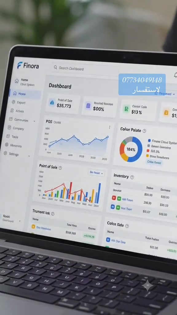فينورا — نظام متكامل لإدارة المحال، الشركات والمطاعم بكل سهولة 🚀 مبيعات، مخزون، طلبات، حسابات وتقارير في مكان واحد. 🎁 جرّب فينورا مجاناً لمدة سنة مجانية 🌐 https://www.finora.company/ 📞 ***********

