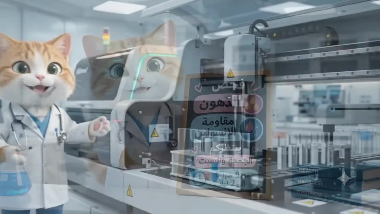 🧪 الجمعة والسبت… ننتظركم بكل ود 🤍

في مختبر الساقي التخصصي تتوفر لكم:

🔹 فحص الدهون
🔹 فحص مقاومة الإنسولين

بأجهزة مختبرية متقدمة ودقة عالية في النتائج.

🕘 الدوام الجمعة والسبت
من 9 صباحاً إلى 2 ليلاً

📍 العنوان:
الكوت – حي الزهراء – مقابل الباب الخلفي لمستشفى الزهراء

📞 للاستفسار والتواصل:
***********

مختبر الساقي التخصصي
دقة حديثة… لخدمة صحية أفضل 🤍
