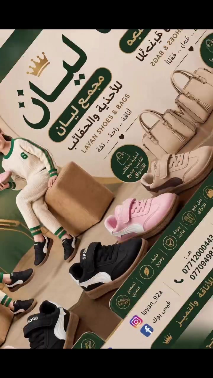 عندنا تشكيلة متنوعة من البوتين البناتي الطبي بألوان وتصاميم مختلفة! إذا حبيتم التصاميم الحالية أو حابين نشوف ألوان وتشكيلات جديدة، شاركونا رأيكم في التعليقات. كيف حالكم مع التصاميم الحالية؟ هل في ألوان تفضلوها أكثر؟ للحجز أو الاستفسار تواصلوا على الواتساب: *********** أو ***********. #أحذية #بوتينبناتي #تصاميم_جديدة #مجمع_ليان #العراق
