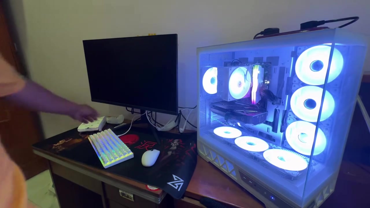 AMD RYZEN 55600X معالح
M.B MSI B550M مدربورد
2

MSI MAG650 POWER 650W بورسبلاي

TEAM GROUP DELTA FORCE 2XB pi)
DDR4 3600 MHZ WHITE

ZOTAC RTX 50608G TWIN كارت شاشة
EDGE
5

CASE ESGAMING ENKiDOVETE كيس
6

TEAM GROUP SSO SATA512550 هارد
7

PCCOOLER DEEPCOOL ميرد هوالى
AG400 ARGE WAte
8

CARBON 27INCH GANINE dilei
MONITOR 2K 169H2 1M5

NZXT FUNCTION 2 MIN TRL 3g4S
10
WHITE

ATTACK SHARK G3 PRO WATE JASL 
سلام. عليكم تجميعه كامله للبيع ما مشتغله هواي صارله شهرين من مشتريها. جديده بمعنى الكلمه المكان ديوانيه للتواصل ***********. السعر قيم والمواصفات كدامك
