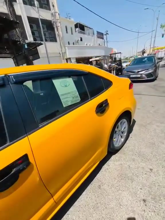 للبيع كورله 2022 تكسي محسن بصمه 
ظرره بونيت امبدل 
سياره جاهزه غاز. بانزي
رقم كركوك  تحويل مباشر
السعر 175 $ ماشيه 86 الف
رقم الهاتف ***********  ***********
