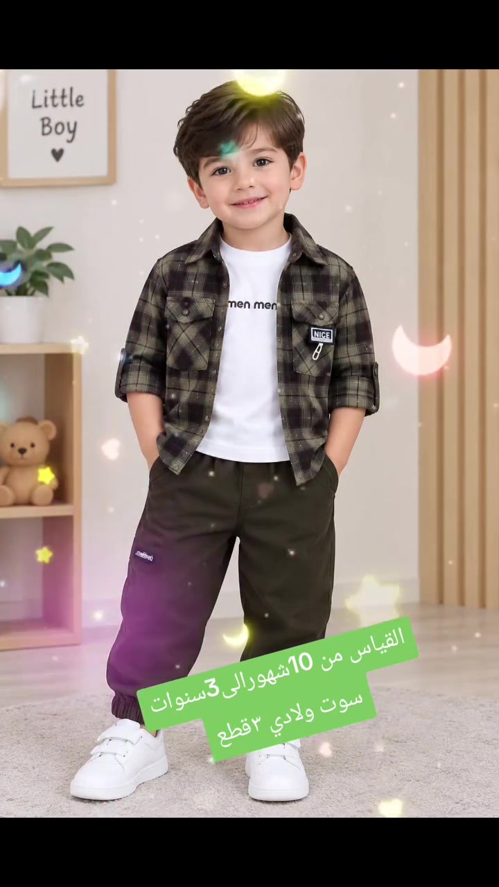 سوت ولادي ٣ قطع • ١٠ شهور - ٣ سنوات