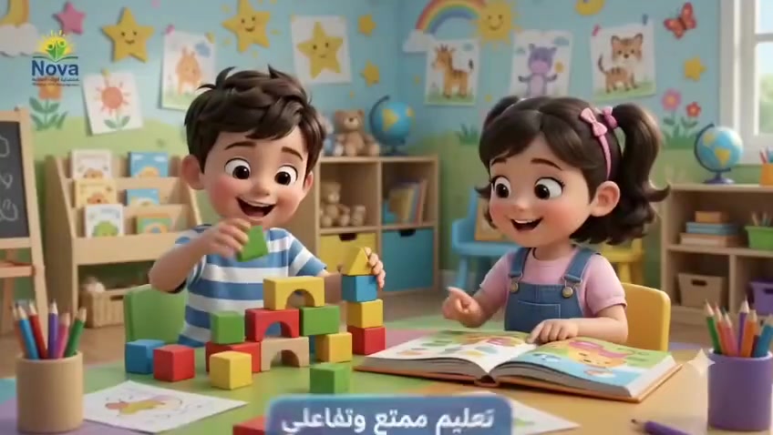 *اليكم البرنامج التربوي والتعليمي والترفيهي*
*لروضة وحضانة نوفا* في حي الشباب ✨

*1. الحضانة*

*الأعمار المشمولة*: مواليد 2025 - 2026

*البرنامج*: فعاليات ترفيهية وألعاب تعليمية فقط

بيئة آمنة ومحبة لرعاية الصغار

*2. التحضيري*

*الأعمار المشمولة*: مواليد 2023 - 2024

*البرنامج*: تقوية النطق + فعاليات وأنشطة مناسبة لأعمارهم

*3. الروضة والتمهيدي*

*الأعمار المشمولة*: مواليد 2021 - 2022

*المنهج*:

- تربية إسلامية

- حروف اللغة العربية والانكليزية

- رياضيات عربي وانكليزي

- علوم

- اتيكيت وتوجيهات عامة

- *سينما ترفيهية*: يوم واحد في الأسبوع

*في نوفا كل عمر له عالمه* 🤍

*لصغارنا 2025 - 2026*: لعب وحب ورعاية

*لأطفالنا 2023 - 2024*: نطق وأناشيد وفعاليات

*لأبطالنا 2021 - 2022*: تعليم وعلوم واتيكيت وسينما

*روضة وحضانة نوفا*

*سارعوا بالتسجيل* المقاعد محدودة
