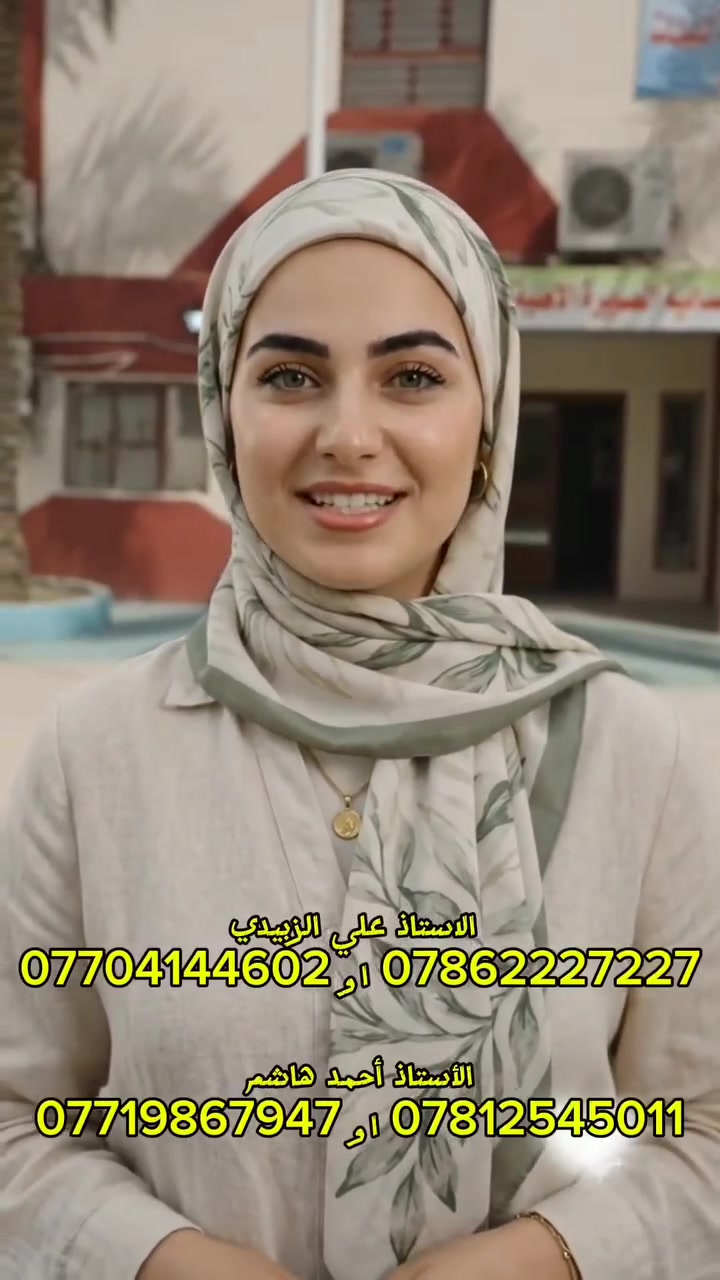 إعدادية الصويرة الأهلية للبنات 
 ((الأولى))

 الإدارة

🔹 مديرة المدرسة
• الست فردوس خيال بطيخ

🔹 رئيس مجلس الإدارة
• الأستاذ علي الزبيدي

🔹 المتابعة التربوية
• الدكتور أحمد العجيلي

━━━━━━━━━━━━━━━━━━

📚 الكادر التدريسي للعام الدراسي 2026–2027

🔹 التربية الإسلامية
• الست هاجر حسن

🔹 اللغة العربية
• الأستاذ حيدر راشد العطار
• الست ريام كاظم

🔹 اللغة الإنكليزية
• الأستاذ مؤيد عبدالله عباس
• الست نبأ جعفر

🔹 الرياضيات
• الأستاذ زين العابدين علي
• الست ميسم محسن

🔹 الكيمياء
• الأستاذ حيدر السعدي

🔹 الأحياء
• الأستاذ مصطفى رعد كاظم
• الست براء صباح علي

🔹 الفيزياء
• الأستاذ حيدر الموسوي
• الأستاذ أحمد زغير عباس
• الست سؤدد عامر

━━━━━━━━━━━━━━━━━━

- العنوان:
واسط – الصويرة – حي المعلمين
قرب روضة أطفال الصويرة – شارع جمعية المعلمين

━━━━━━━━━━━━━━━━━━

📞 للاستفسار والتسجيل
📱 واتساب أو اتصال

👤 الأستاذ علي الزبيدي
***********
***********

👤 الدكتور أحمد العجيلي
***********
***********

🏫 الإدارة
***********

━━━━━━━━━━━━━━━━━━

 إعدادية الصويرة الأهلية للبنات 
 ((الأولى))

- نؤمن بأن التعليم المتميز يبدأ بكادر تربوي متميز.

 - نتمنى لجميع طالباتنا العزيزات عاماً دراسياً حافلاً
بالنجاح والتفوق والتميّز.

رئيس مجلس الإدارة: الاستاذ علي حسون جافل الزبيدي
