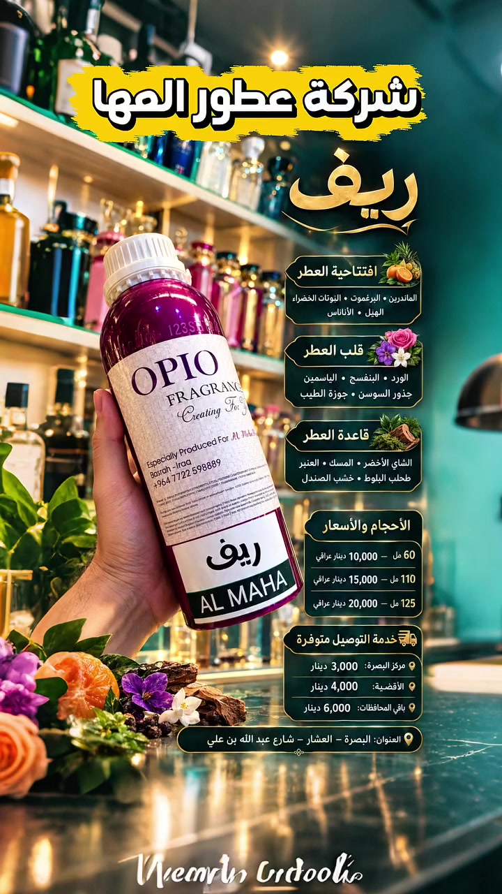 ريف • عطور المها • توصيل
