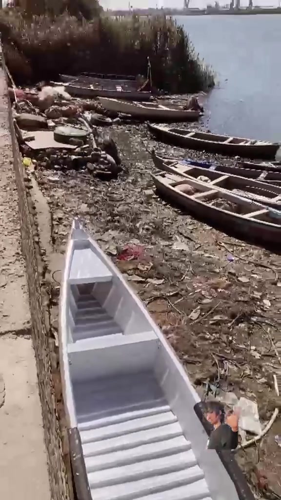 بلم فيبر • ياماها ١٥ • البصره شط العرب