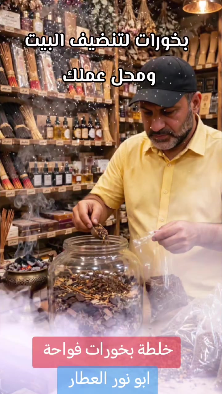 🌿 أبو نور العطّار | من خيرات الطبيعة إلى بيتك 🌿

نوفّر لكم في متجر أبو نور العطّار أجود أنواع المنتجات الطبيعية:

🌱 كافة أنواع الأعشاب الطبيعية والبذور
🫒 الزيوت الطبيعية والعلاجية وزيت الزيتون
🍯 العسل الطبيعي
🍎 الخل الطبيعي والتخميرات
🌶️ كافة أنواع البهارات والتوابل — طحن يوم بيوم للحفاظ على النكهة والجودة
🌿 علاجات وخلطات طبيعية من إنتاجنا
🔥 خلطات البخورات الروحانية والعطرية
📿 الأحراز وأنواع السبح ومستلزمات روحانية متنوعة

✨ أبو نور العطّار
خبرة، تنوّع، ومنتجات نختارها ونحضّرها بعناية.

📍 زورونا واكتشفوا عالم الأعشاب والعطور الطبيعية عند أبو نور العطّار
🌿 من الطبيعة... نختار لكم الأفضل 🌿
ابو نور العطار بغداد ناحية الوحدة سوق المعمل ***********.. وتساب.
