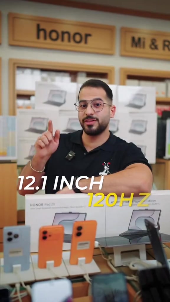 جهاز HONOR Pad 20 صار متوفر بجميع معارضنا 🤩 تفاعلك من اليوم عليه جوائز ! كل أسبوع 👇😎 هدية جهاز سامسونك  وكل شهر هدية جهاز ‏iPhone 17 Pro Max علق شارك و سوي لايك ✨🤩 كل تفاعل = فرصة أكبر للفوز! 🔥⁩ التوصيل متوفر لجميع محافظات العراق 🇮🇶  وتكدر تطلب جميع الأجهزة  بضمان عالم القلعة الذهبي  ( ضمان استبدال )   للطلب و الاستفسار يرجى الاتصال ☺️👇 معرض الكاظمية ( ساحة قريش )  :  أوقات العمل ( ١٠ ص  - ١٠ م ) *********** - *********** معرض المنصور ( شارع مول بابلون )  :  أوقات العمل ( ١١ ص - ١١ م )  *********** - *********** معرض زيونة ( شارع الربيعي ) : أوقات العمل ( ١١ص - ١١م )  *********** - *********** معرض الاعظمية ( شارع الضباط ) : أوقات العمل ( ١٢ م - ١٢ ص )  *********** - *********** معرض الدورة ( شارع أبو طيارة ) :  أوقات العمل ( ١٢ م - ١٢ ص ) *********** - *********** قسم الصيانة ( الربيعي ) : *********** #عالم_القلعة #اختيارك_الافضل⁩⁩⁩⁩
