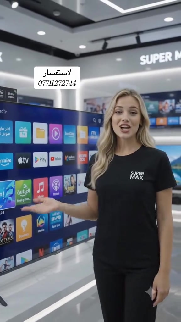 🔥 شاشة موديل 60 الذكية 🔥 💰 السعر الحالي: 385 ألف دينار فقط 🎙️ ناطقة 🎮 دبل رمونت 📺 سمارت ذكية ومواصفات ممتازة 🚚 التوصيل متوفر 📞 للحجز والاستفسار: *********** *********** سوبر ماكس للشاشات الذكية

نص مكتوب في الصور:
- لاستفسار ***********