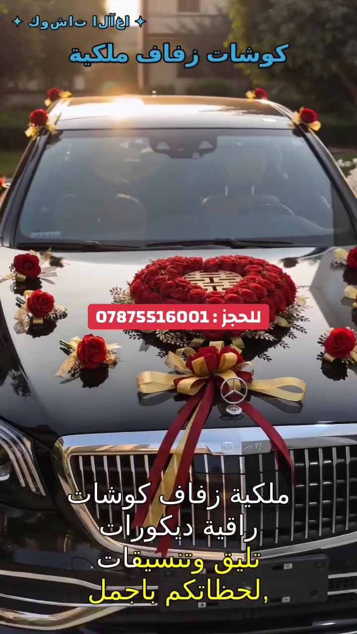 كوشات أفراح • تزيين سيارات • الغراف