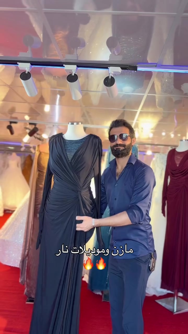 ⁨	موديلات مازن المازن بمحافظة صلاح الدين ماكو منافس🔥😍🔥
.
.
نعتذر عن التوصيل لاي مكان🩵
.
.
.
#فستان #ازياء #فساتين_خطوبة #الشعب_الصيني_ماله_حل😂😂 #زواج⁩

نص مكتوب في الصور:
- Meta AI