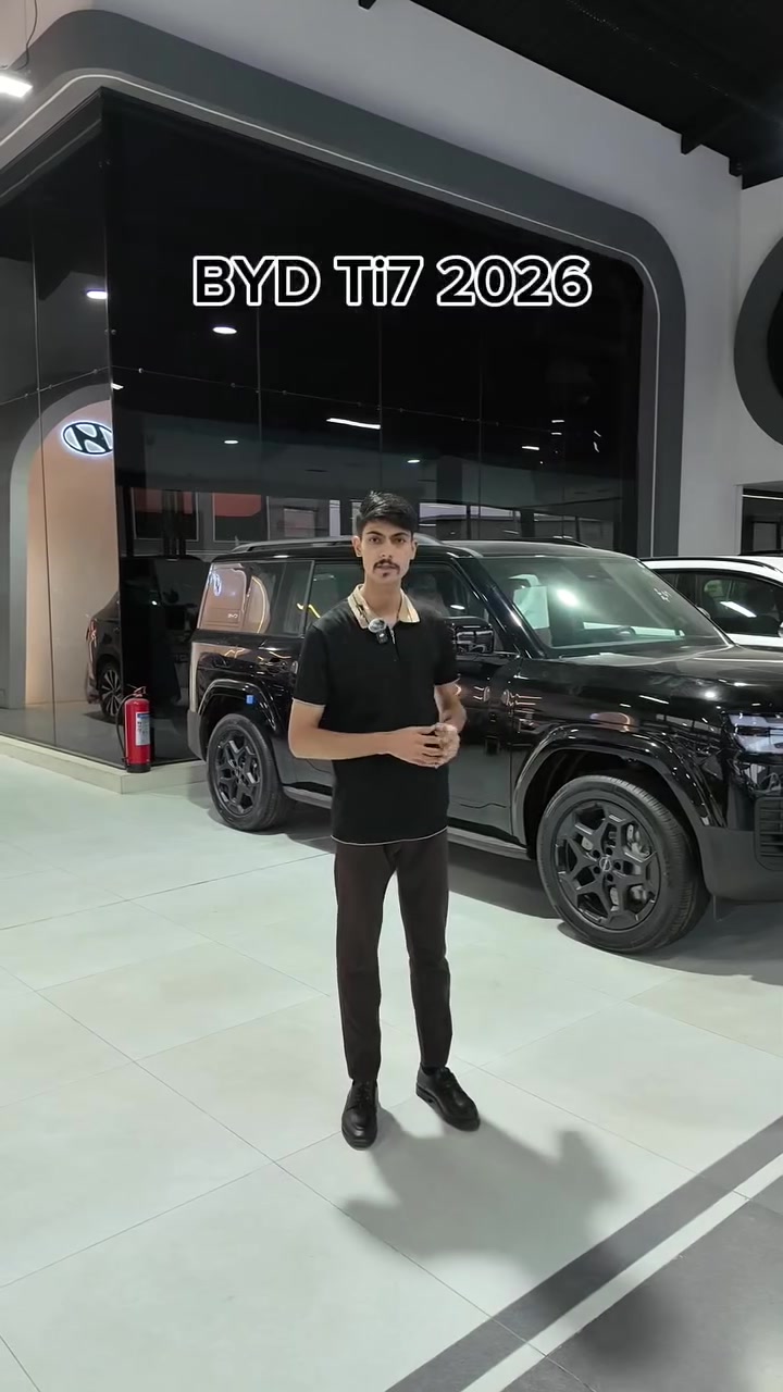 أبي ياسر ***********
BYD Ti7 - الوحش الهجين اللي قفل اللعبة! 🔥
480 حصان وتسارع من الصفر للـ 100 خلال 5.7 ثانية بس! السيارة تجمع القوة والفخامة بأعلى مواصفات:
⚡ الأداء: منظومة DM-p بـ 3 محركات ودفع رباعي ذكي Electric AWD.
🔋 المدى والشحن: مدى إجمالي 710 كم، وشحن سريع (30% إلى 80%) بـ 17 دقيقة.
🛡️ الضمان: 6 سنوات على السيارة و8 سنوات على البطارية.
💬 برايك.. اكو سيارة ثانية تجيب هالأرقام بهيج سعر؟
