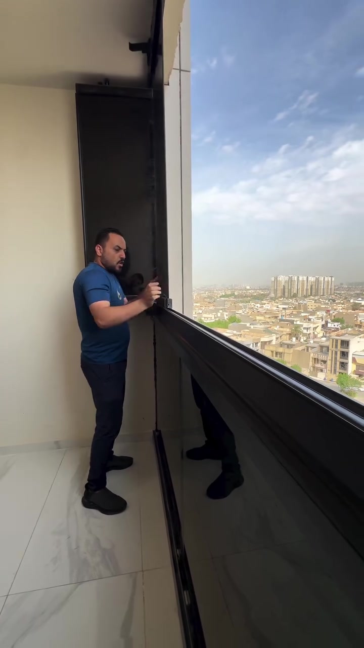 تغليف بلكونات • جام دفتري