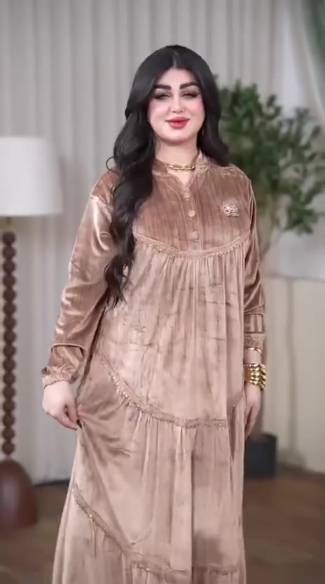 دشداشة مخمل • تونسي جاكار • مقاسات L إلى 3XL