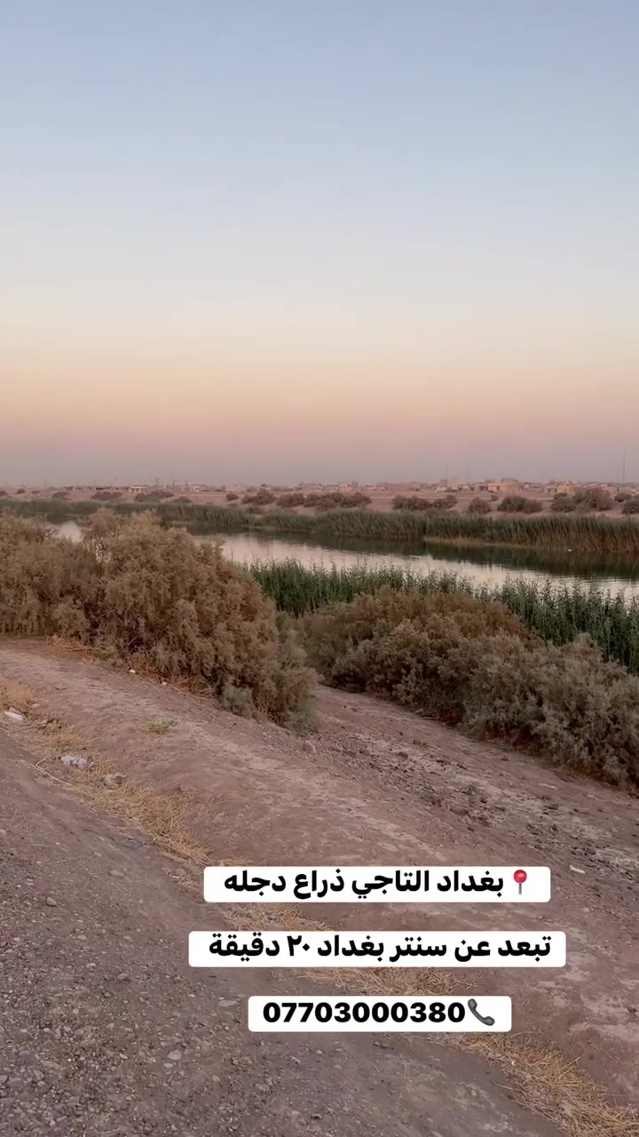 للاستفسار والتواصل 
***********
***********

📍بغداد التاجي ذراع دجله مجاور سبع البور 

كل دوانم بأسمي وفتح بيان وتحويل ثاني يوم يعني احول سند بأسمك 
كل دوانم طابو سند 25 

 #دوانم #ملك_صرف #فلل #استثمار #بغداد #التاجي #العراق #سبع_البور #بيع_وشراء
