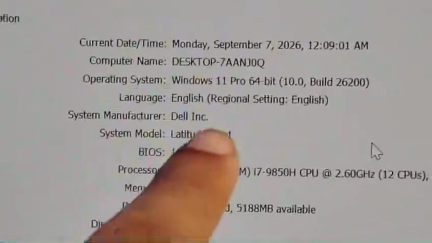 Dell Latitude 5401
I7 9th H
8GB DDR4
256GB SSD
Intel (R) UHD Graphics 630 4GB
حجم الشاشة 14 
دقة الشاشة FHD 
كيبوردها ستيكر ضوئي 

350،000 : سعر شامل كلشي مع حقيبة وماوس وماوس باد وشاحن الخاص بالجهاز
***********
