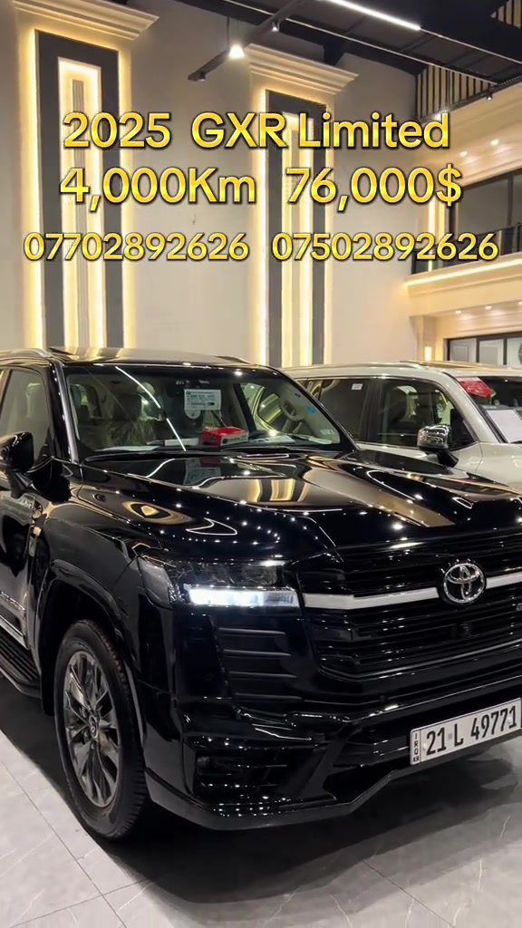 #iran #iraq #erbil #kurdistan #toyota 2025  GX.R Limited 4000Km   76,000$   ***********  ***********
