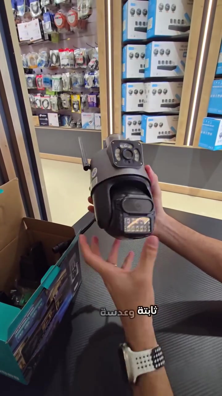 📸 2-in-1 Dual Lens Camera 📸
كاميرا واحدة... بعدستين! تغطية مضاعفة وبدون زوايا ميتة ✨
🔥 عرض خاص ومميز بسعر: 50,000 دينار فقط! 🔥
ليش تجيب كاميرتين وتتكبد مصاريف وتمديدات إضافية، بينما تكدر تغطي فرعين أو زاويتين بنفس الوقت ومن خلال كاميرا واحدة بس؟ 🎯
🔹 Fixed Lens (عدسة ثابتة): تغطي الزاوية الأساسية أو المدخل الرئيسي باستمرار.
🔹 PTZ Moving Lens (عدسة متحركة): تحركها 360° بأي اتجاه مع خاصية التتبع الذكي للحركة.
💡 Key Features | أهم المميزات:
• 📱 Dual Screen Display: عرض شاشتين منفصلتين ببث مباشر على تلفونك بنفس الوقت.
• 💰 Cost-Effective: توفير بالتكلفة والتمديدات (نقطة كهرباء واحدة وكيبل واحد فقط).
• 🌙 Full Color Night Vision: رؤية ليلية ملونة وتصوير واضح بدقة عالية حتى بالظلام التام.
• 🎙️ Two-Way Audio: إمكانية التحدث والاستماع عبر الكاميرا بصوت واضح جداً.
• 🚨 Smart Tracking & Alarm: تتبع ذكي للحركة مع إرسال تنبيهات فورية لموبايلك.
🛡️ Ideal Choice: الخيار الأفضل والأذكَى لحماية المحلات، الشركات، والبيوت وتغطية المساحات الواسعة!
💥 لا تفوت الفرصة - العرض لفترة محدودة بسعر 50 ألف دينار! 💥
📲 For Orders & Inquiry | للطلب والاستفسار:
📩 تواصل معنا عبر رسائل الصفحة
 #كاميرات #كامرات #سعر
